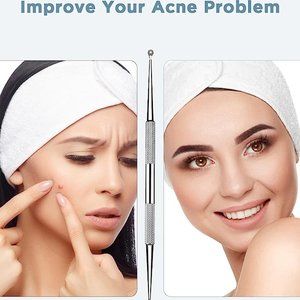 BESTOPE Blackhead Remover Tool Kit and Ecotools Jade Gua Sha Bundle NWT